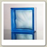 CLOUDY BLUE Glass Block from Blokup.com.au - The Glass Block Shop