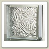 ICE FLOWER Glass Block from Blokup.com.au - The Glass Block Shop