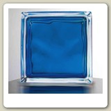 In-Colour Blue Glass Block from Blokup.com.au - The Glass Block Shop
