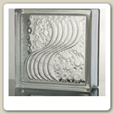 SEA WAVE Glass Block from Blokup.com.au - The Glass Block Shop