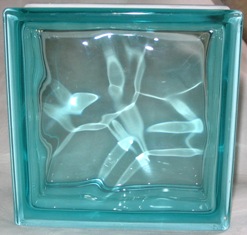 Wolke Turquise Coloured Glass Blocks