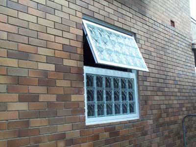 Opening block window over fixed