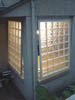 Opening Glass Block window
